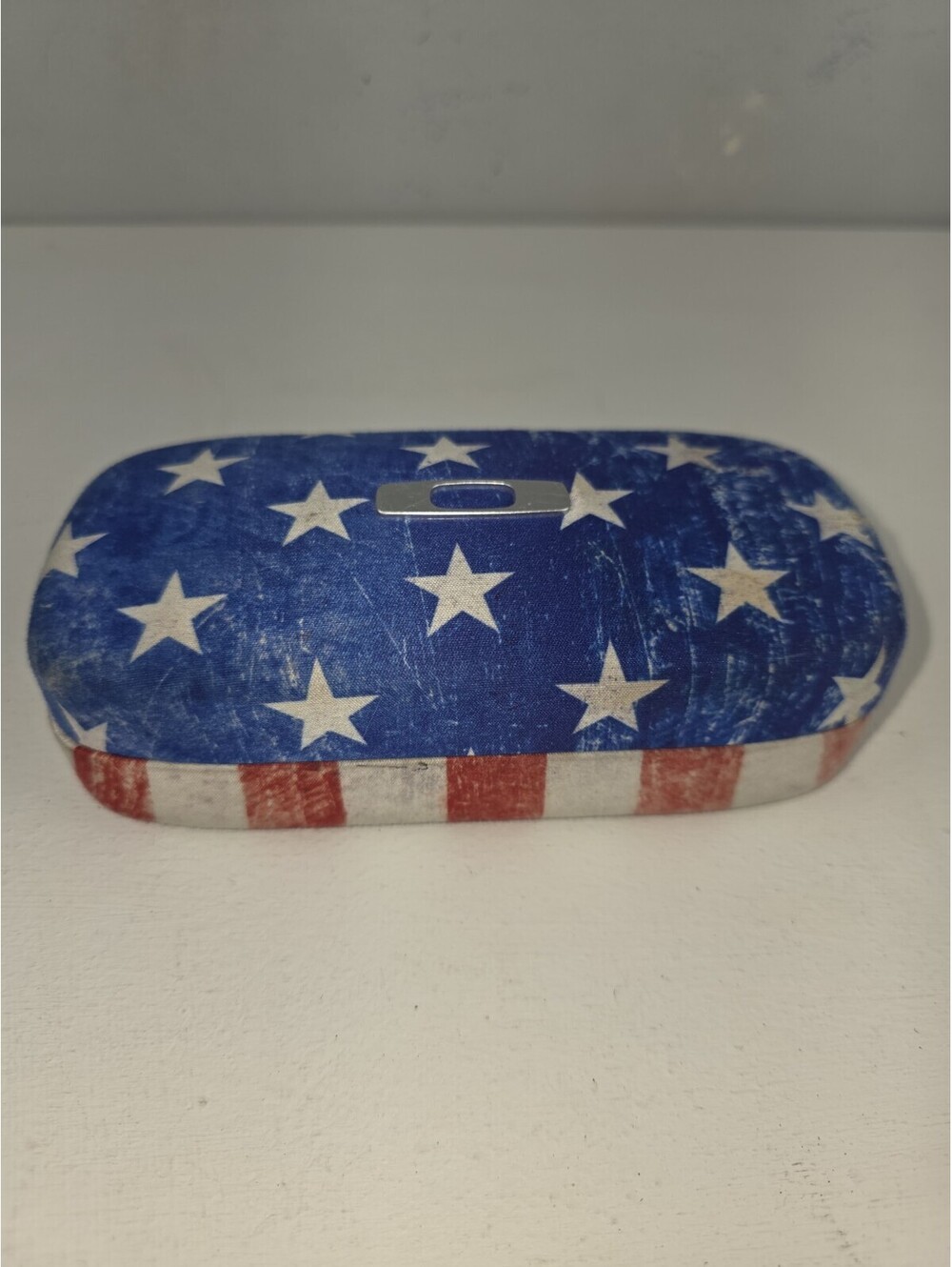 Oakley USA American Flag Square O Hard Accessory Case ONLY 100-798-001 USED